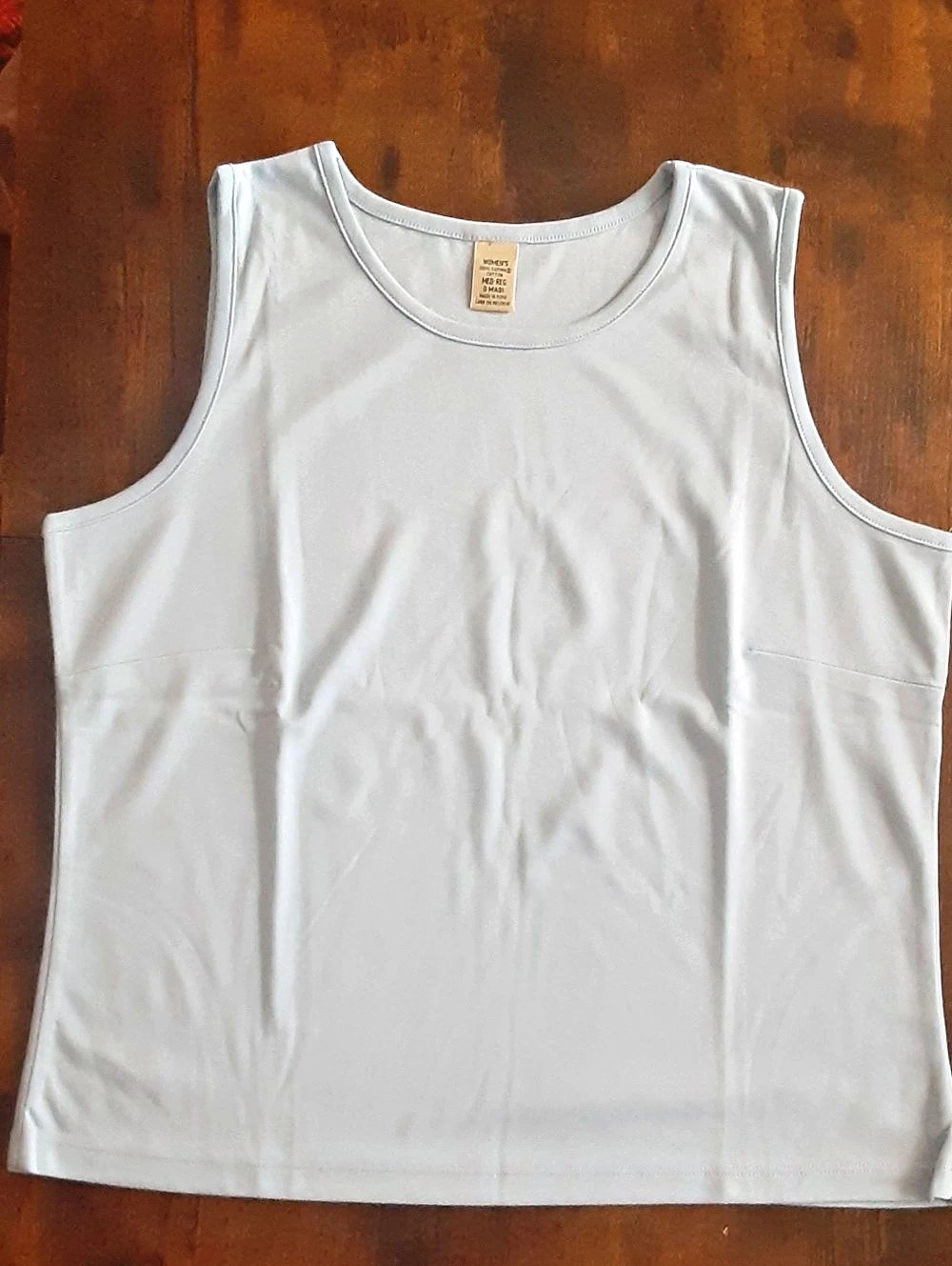 Women's Supima Cotton Tank Top Blue Medium